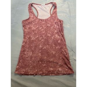 Rose marble tank top